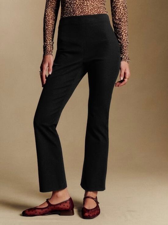 Sezane Pants - Sezane Black Ciara Trouser Pants Sz.34/US 2